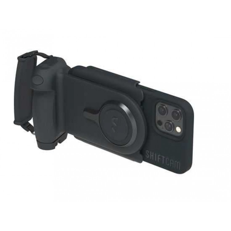 SHIFTCAM ProGrip Starter Kit Smart grip, με Qi2 ασύρματη φόρτιση και ενσωματωμένη μπαταρία - ΜΑΥΡΟ - SC-PG-SK-CH-EN
