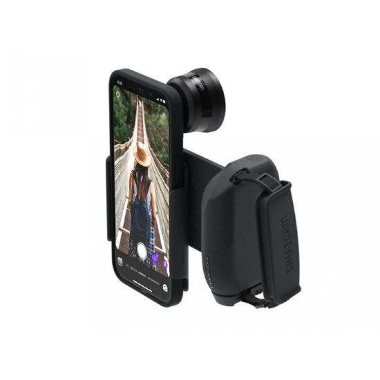 SHIFTCAM ProGrip Starter Kit Smart grip, με Qi2 ασύρματη φόρτιση και ενσωματωμένη μπαταρία - ΜΑΥΡΟ - SC-PG-SK-CH-EN