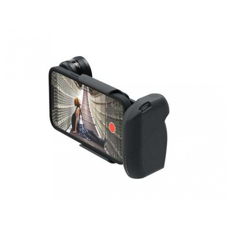 SHIFTCAM ProGrip Starter Kit Smart grip, με Qi2 ασύρματη φόρτιση και ενσωματωμένη μπαταρία - ΜΑΥΡΟ - SC-PG-SK-CH-EN