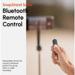 SHIFTCAM SnapStand Universal 3-σε-1 Τρίποδας/μαγνητική βάση Selfie stick για smartphones - Midnight ΜΑΥΡΟ - SC-S-AB02-MN 