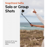 SHIFTCAM SnapStand Universal 3-σε-1 Τρίποδας/μαγνητική βάση Selfie stick για smartphones - Midnight ΜΑΥΡΟ - SC-S-AB02-MN 