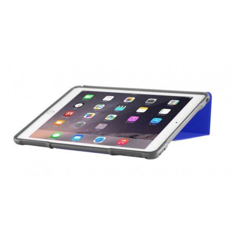 Θήκη STM Dux Plus RUGGED DUO Folio BOOK με βάση Apple Pencil για Apple iPad Air 2 , 9.7 (2014 - 2nd gen)  - ΜΠΛΕ - ST-222-066JY25