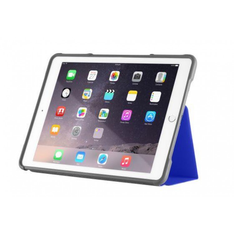 Θήκη STM Dux Plus RUGGED DUO Folio BOOK με βάση Apple Pencil για Apple iPad Air 2 , 9.7 (2014 - 2nd gen)  - ΜΠΛΕ - ST-222-066JY25