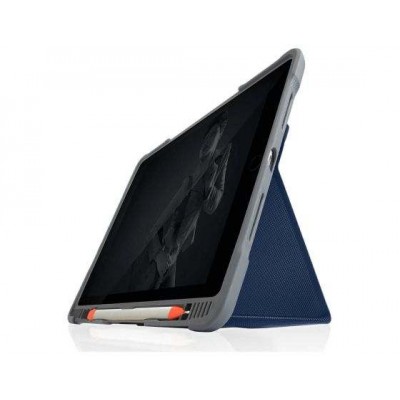 Θήκη STM Dux Plus RUGGED DUO Folio BOOK με βάση Apple Pencil για Apple iPad Air 10.5 (2019 - 3rd gen)/ Pro 10.5 (2017 - 1st gen) - ΜΠΛΕ - ST-222-237JV-03