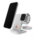 STM Wireless Charge Tree GO 15W Ασύρματος Αναδιπλούμενος Φορτιστής Qi Βάση για SMARTPHONES, iPhone, AirPods και Apple Watch - ΛΕΥΚΟ - ST-931-322Z-01 