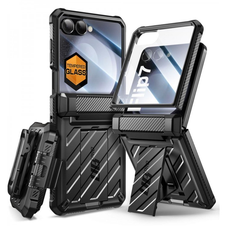 Θήκη SUPCASE UNICORN BEETLE PRO για Samsung Galaxy Z FLIP 7 5G 2025 - ΜΑΥΡΟ