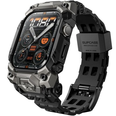 Θήκη SUPCASE UNICORN BEETLE PRO Rugged with Wristband για Apple Watch SERIES 10 46mm - ΜΑΥΡΟ ORE