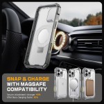 Θήκη SUPCASE UB Defender MAGSAFE Camera Control Button με βάση στήριξης/δακτυλίδι για APPLE iPhone 16 Pro 6.3 2024 - ΛΕΥΚΟ