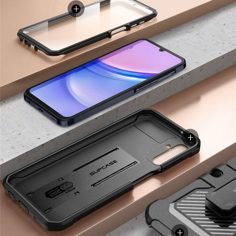 Θήκη SUPCASE UNICORN BEETLE PRO για SAMSUNG GALAXY A16 4G / 5G 2025 - MAYΡΗ