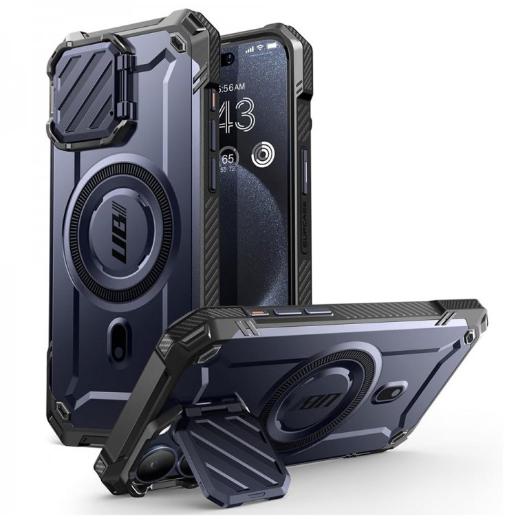Θήκη SUPCASE UB XT MAG MAGSAFE με προστατευτικό κάμερας για Apple IPHONE 15 PRO MAX 6.7 2023 - Mountain ΜΠΛΕ
