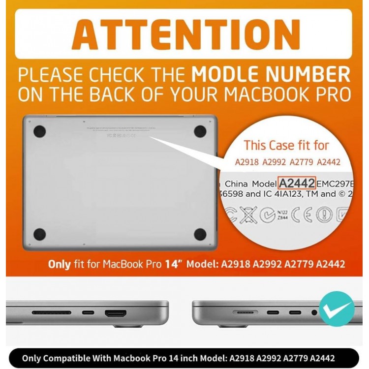 Θήκη SUPCASE UNICORN BEETLE PRO για Apple MACBOOK PRO 14 2021-2024 (M4/M3/M2/M1 Pro/Max) - ΜΑΥΡΟ