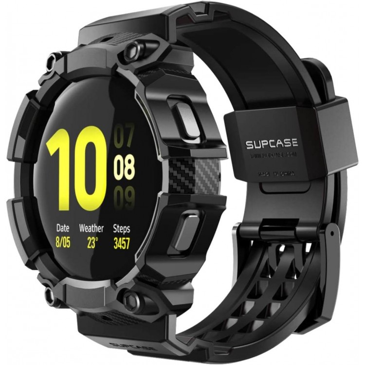 Θήκη SUPCASE UNICORN BEETLE PRO Rugged with Wristband για SAMSUNG GALAXY WATCH 5 44 mm (2022) / Galaxy Watch 4 44 mm (2021) - ΜΑΥΡΟ