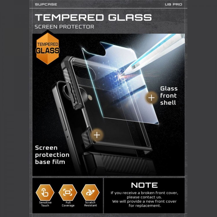 Θήκη SUPCASE UNICORN BEETLE PRO για Samsung Galaxy Z FLIP 7 5G 2025 - ΜΑΥΡΟ