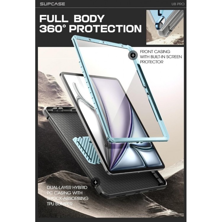 Θήκη SUPCASE UNICORN BEETLE PRO για Apple IPAD AIR 11 2024 M2 - Arctic ΜΠΛΕ