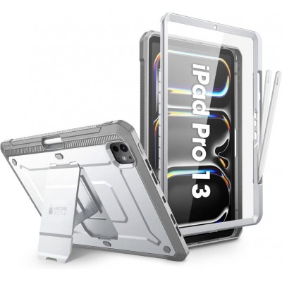 Θήκη SUPCASE UNICORN BEETLE PRO για Apple IPAD PRO 13 2024 7ης Γενιάς - ΛΕΥΚΟ ΓΚΡΙ