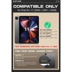 Θήκη SUPCASE UNICORN BEETLE PRO με υποδοχή για PENCIL,Kickstand & Προστατευτικό οθόνης, V2 για Apple IPAD PRO 11 (2022/2021/2020) - ΜΑΥΡΟ