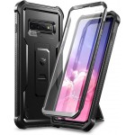 Θήκη Dexnor UNICORN BEETLE PRO για SAMSUNG GALAXY S10 PLUS με προστασία οθόνης - MAYΡΗ