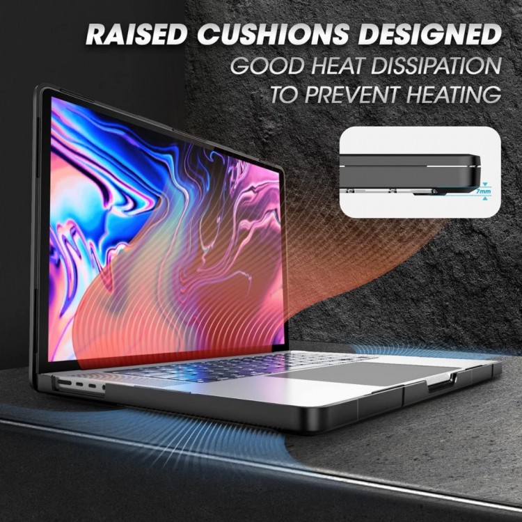 Θήκη SUPCASE UNICORN BEETLE PRO για Apple MACBOOK PRO 14 2021-2024 (M4/M3/M2/M1 Pro/Max) - ΜΑΥΡΟ