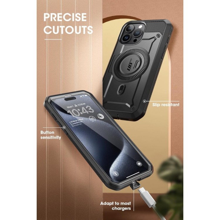Θήκη SUPCASE UNICORN UB PRO MAG MAGSAFE για Apple IPHONE 15 PRO MAX 6.7 2023 - ΜΑΥΡΟ