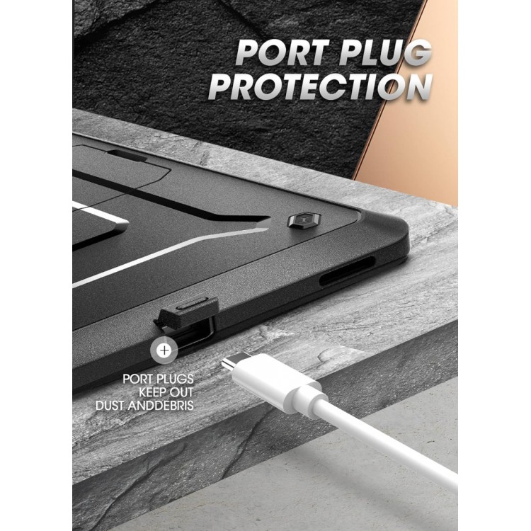 Θήκη SUPCASE UNICORN BEETLE PRO για SAMSUNG GALAXY TAB S10 FE+ PLUS 13.1. X620 / X626B, με Προστασία οθόνης & S Pen θήκη - MAYΡΗ