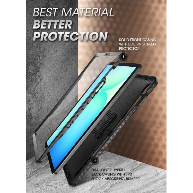 Θήκη SUPCASE UNICORN BEETLE PRO για SAMSUNG GALAXY TAB S10 FE+ PLUS 13.1. X620 / X626B, με Προστασία οθόνης & S Pen θήκη - MAYΡΗ