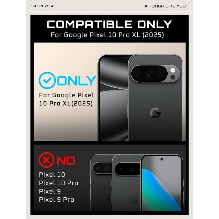 Θήκη SUPCASE UNICORN BEETLE PRO 360 για GOOGLE PIXEL 10 PRO XL 2025 - MAYΡΗ Θήκη SUPCASE UNICORN BEETLE PRO 360 για GOOGLE PIXEL 10 PRO XL 2025 - MAYΡΗ