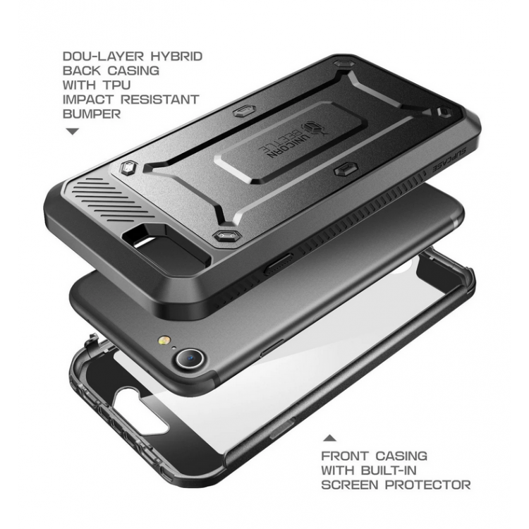 Θήκη SUPCASE UNICORN BEETLE PRO για Apple IPHONE 7 / 8 / SE 2020 / 2022 - ΜΑΥΡΟ