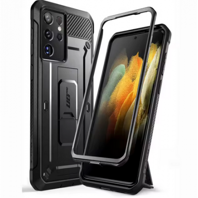 Θήκη SUPCASE UNICORN BEETLE PRO για SAMSUNG GALAXY A52 LTE/5G 2021 με ΠΡΟΣΤΑΣΙΑ ΟΘΟΝΗΣ 5Η - MAYΡΗ