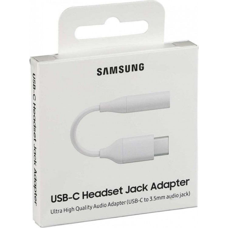 SAMSUNG Γνήσιος Μετατροπέας ADAPTER USB-C male - Headset Jack Adapter audio 3.5mm female - EE-UC10JUWEGWW