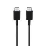 Samsung Γνήσιο καλώδιο USB-C - USB-C, 25W 3A 1.8M - ΜΑΥΡΟ - BULK -  EP-DW767JBE