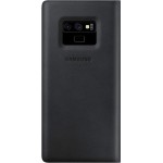 Θήκη Samsung ΓΝΗΣΙΑ Δερμάτινη Πορτοφόλι View Cover για Samsung Galaxy ΝΟΤΕ 9 N960F  - ΜΑΥΡΟ - EF-WN960LBEGWW 