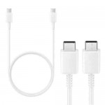 Samsung Γνήσιο καλώδιο USB-C σε USB-C , 1M - ΛΕΥΚΟ - EP-DA905BWE