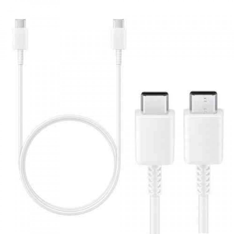 Samsung Γνήσιο καλώδιο USB-C σε USB-C , 1M - ΛΕΥΚΟ - EP-DA905BWE