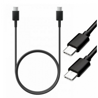 Samsung Γνήσιο καλώδιο USB-C σε USB-C , 1M - ΜΑΥΡΟ - BULK - EP-DA905BBE