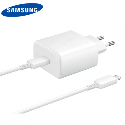 SAMSUNG EP-TA845 PD 45W, 4.05A, Ταχυ-Φορτιστής οικιακός με καλώδιο TYPE-C DW767JWE - ΛΕΥΚΟ - GP-PTU022DYGWQ/GP-TOU021RFCWW