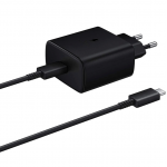 SAMSUNG EP-TA845 PD 45W, 4.05A, Ταχυ-Φορτιστής οικιακός με καλώδιο TYPE-C DW767JBE - ΜΑΥΡΟ - GP-PTU022DYGBQ/GP-TOU021RFCBW