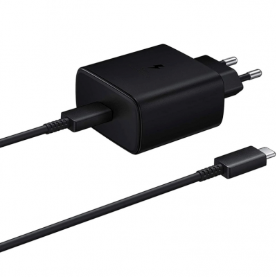 SAMSUNG EP-TA845 PD 45W, 4.05A, Ταχυ-Φορτιστής οικιακός με καλώδιο TYPE-C DW767JBE - ΜΑΥΡΟ - GP-PTU022DYGBQ/GP-TOU021RFCBW