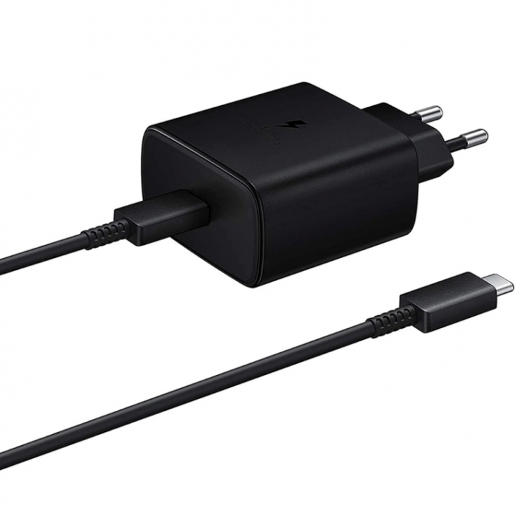 SAMSUNG EP-TA845 PD 45W, 4.05A, Ταχυ-Φορτιστής οικιακός με καλώδιο TYPE-C DW767JBE - ΜΑΥΡΟ - GP-PTU022DYGBQ/GP-TOU021RFCBW