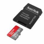 SanDisk Ultra microSDXC 128GB + SD Adapter 140MB/s  A1 Class 10 UHS-I - SDSQUAB-128G-GN6MA