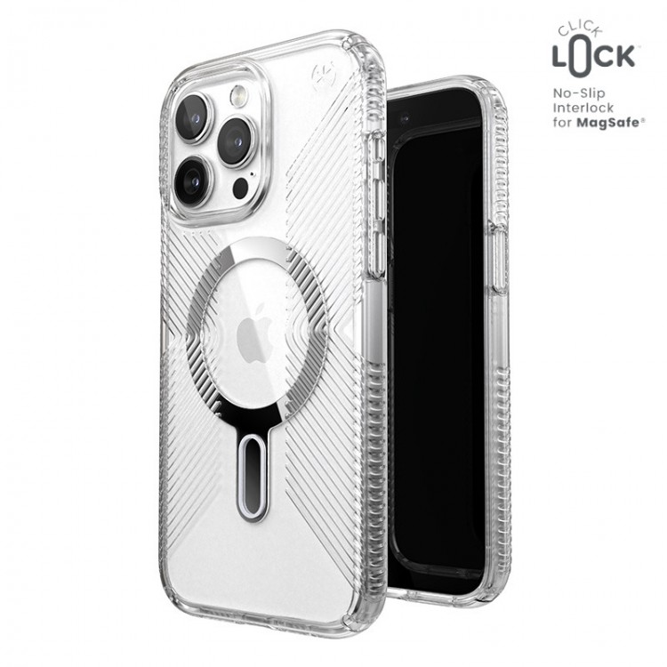 Θήκη Speck Presidio 2 Grip Click-Lock MagSafe για Apple iPhone 15 Pro MAX 6.7 - ΔΙΑΦΑΝΟ - SP-150467-3199