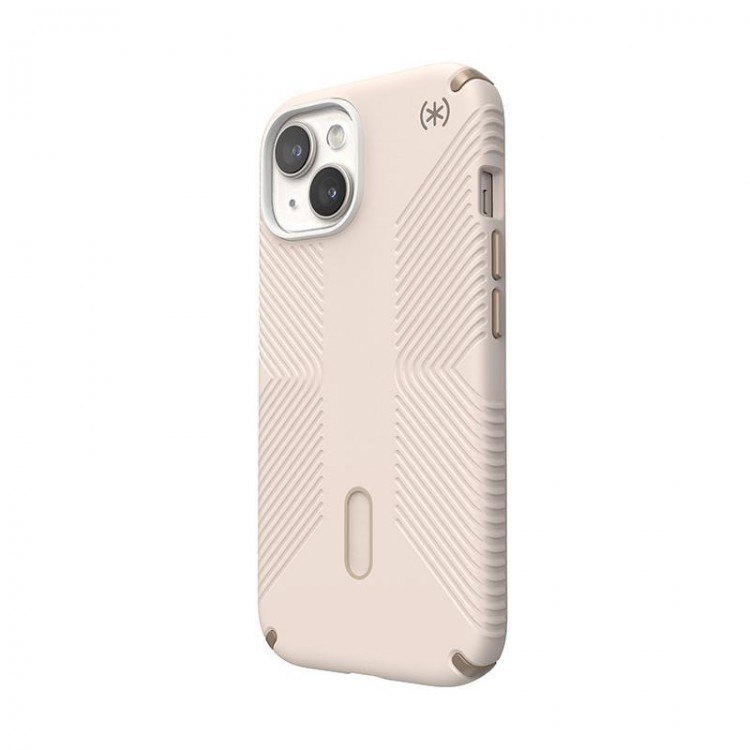 Θήκη Speck Presidio 2 Grip Click-Lock MagSafe για Apple iPhone 15/14/13 6.1 - Bleached Bone/Heirloom ΧΡΥΣΟ/ΜΠΕΖ - SP-150439-3214