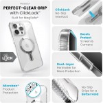 Θήκη Speck Presidio 2 Grip Click-Lock MagSafe για Apple iPhone 15 Pro MAX 6.7 - ΔΙΑΦΑΝΟ - SP-150467-3199