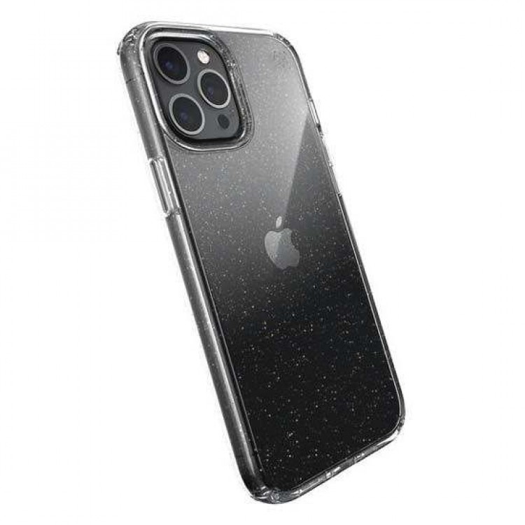 Θήκη Speck Presidio Perfect-Clear Glitter για Apple iPhone 12 Pro ΜΑΧ 6.7 - ΔΙΑΦΑΝΟ Glitter - SP-138501-5636