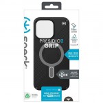 Θήκη Speck Presidio 2 Grip Click-Lock MagSafe για Apple iPhone 15 Pro MAX 6.7 - ΜΑΥΡΟ/ΓΚΡΙ - SP-150463-3205