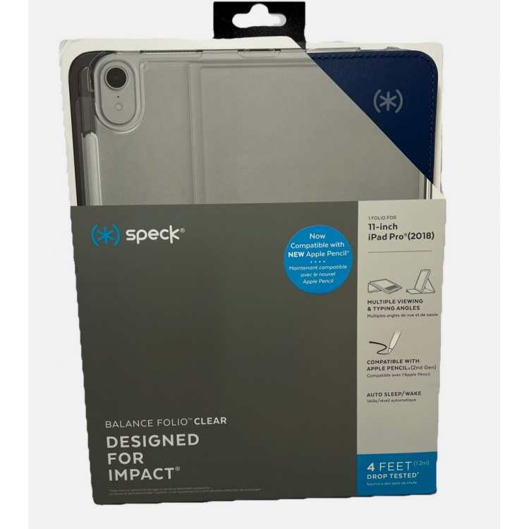 Θήκη Speck Balance Folio για Apple iPad Pro 11 2018 - ΔΙΑΦΑΝΟ ΜΠΛΕ - 122012-7399