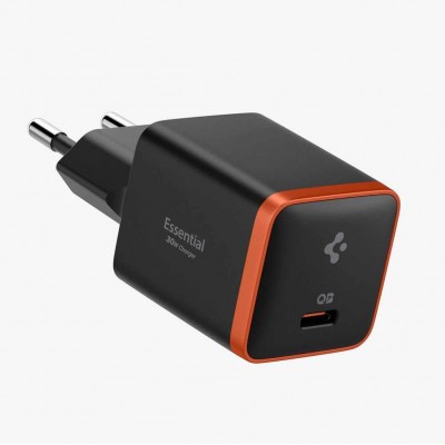 Spigen SGP Oικιακός Φορτιστής 30W ArcStation EE301EU, 1Χ θ΄υρα-C Port, Smart 3.0A - ΜΑΥΡΟ - ACH08448