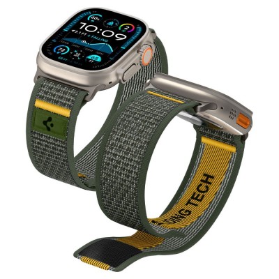 Spigen SGP ATHLEX AIR Band / λουράκι για Apple Watch series Ultra 2/1 49mm, Series 10 46mm και Series 9/8/7/6/5/4/SE 45mm, 44mm - ACTIVE ΠΡΑΣΙΝΟ - AMP09035