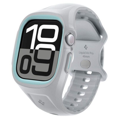 Spigen SGP LIQUID AIR PRO BAND Θήκη με Λουράκι για Apple Watch series 10 (46 MM) - ΓΚΡΙ - ACS09318
