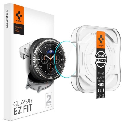 Spigen SGP Γυαλί Προστασίας GLAS.TR SLIM EZ FIT για SAMSUNG GALAXY Watch 8 Classic (46mm) - AGL09877 - 2 TEM - ΔΙΑΦΑΝΟ