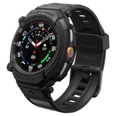Θήκη Spigen SGP Rugged Armor PRO για Samsung GALAXY WATCH 8 CLASSIC 2025 - 46MM - ΜΑΥΡΟ - ACS10013